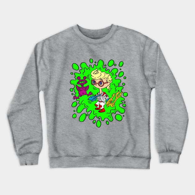 Frightfully Funky Spengler! Crewneck Sweatshirt by AustinLBrooksART